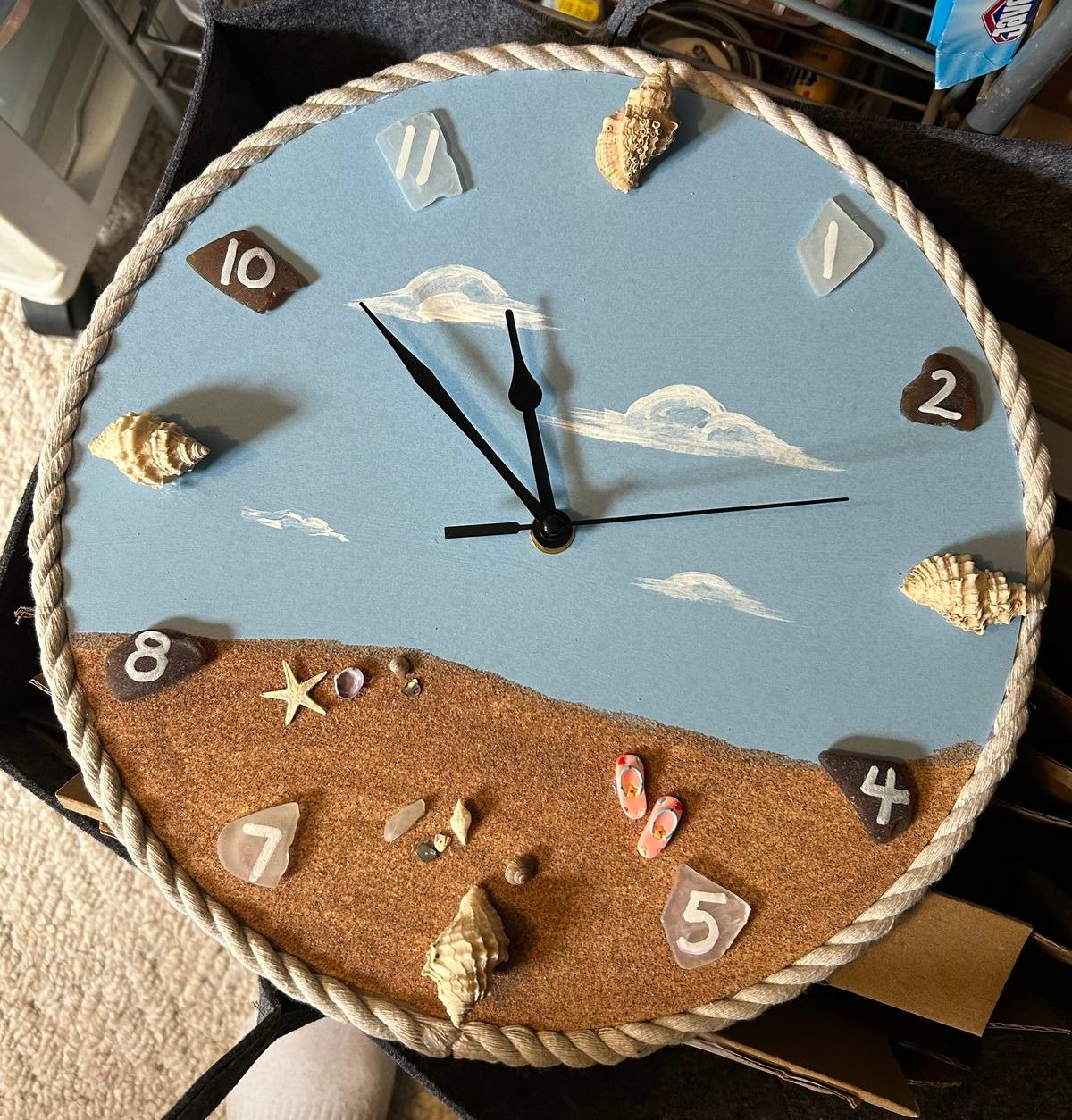 AM DINDING TEMA PANTAI (KERANG)